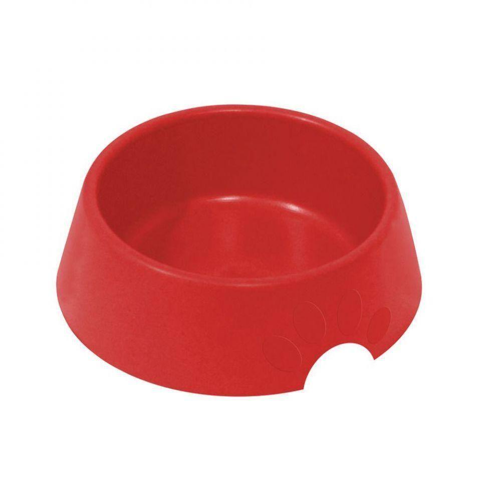 Comedouro Pop Plastico 1000 Ml Nº 3 Vermelho