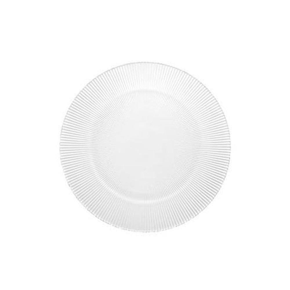Prato Decorativo De Vidro Verona 33 Cm - Hauskraft - Transparente