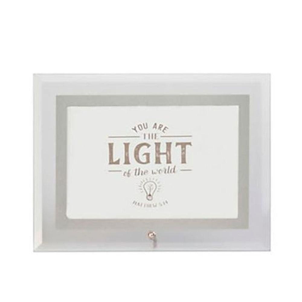 Porta Retrato De Vidro Horizontal Filete Espelhado 15X20 Cm