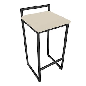Banqueta Pietra Suede Bege