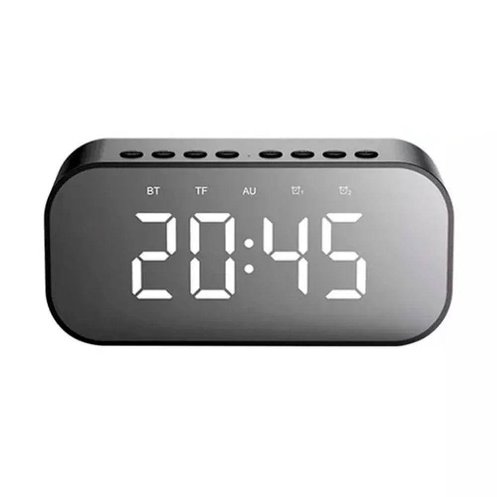 despertador digital preto