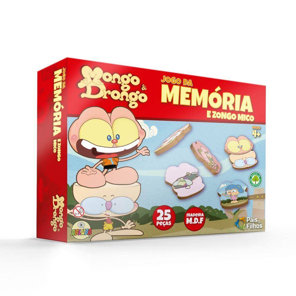 Jogo da Memoria Dinossauros 40pcs - Pais e Filhos