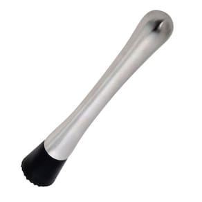 Socador Macerador Dentado Cabo Aço Inox Premium 20cm - Yazi