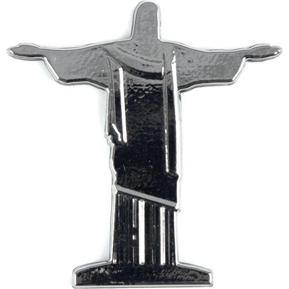 Emblema Cristo Cinza Pr Gm Spin