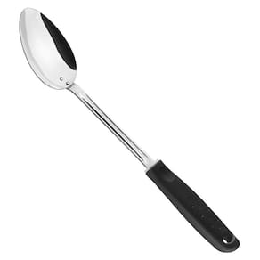Colher para Arroz Utilitá Preto em Aço Inox Tramontina