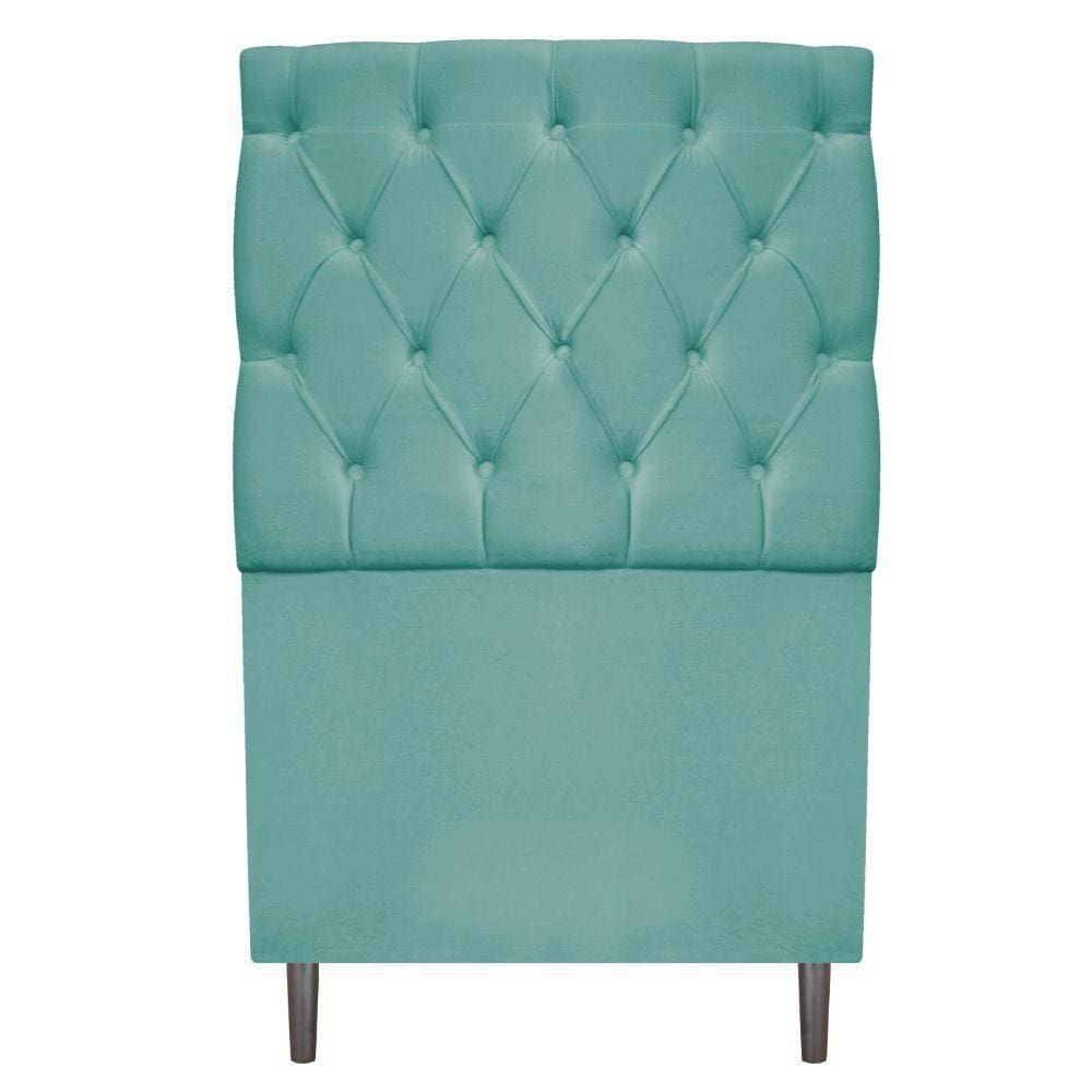 Cabeceira Estofada Liverpool 90 Cm Suede Tiffany Adj Decor