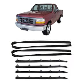 Kit Canaleta Pestana Vidro Porta F1000 F4000 1993 A 1998