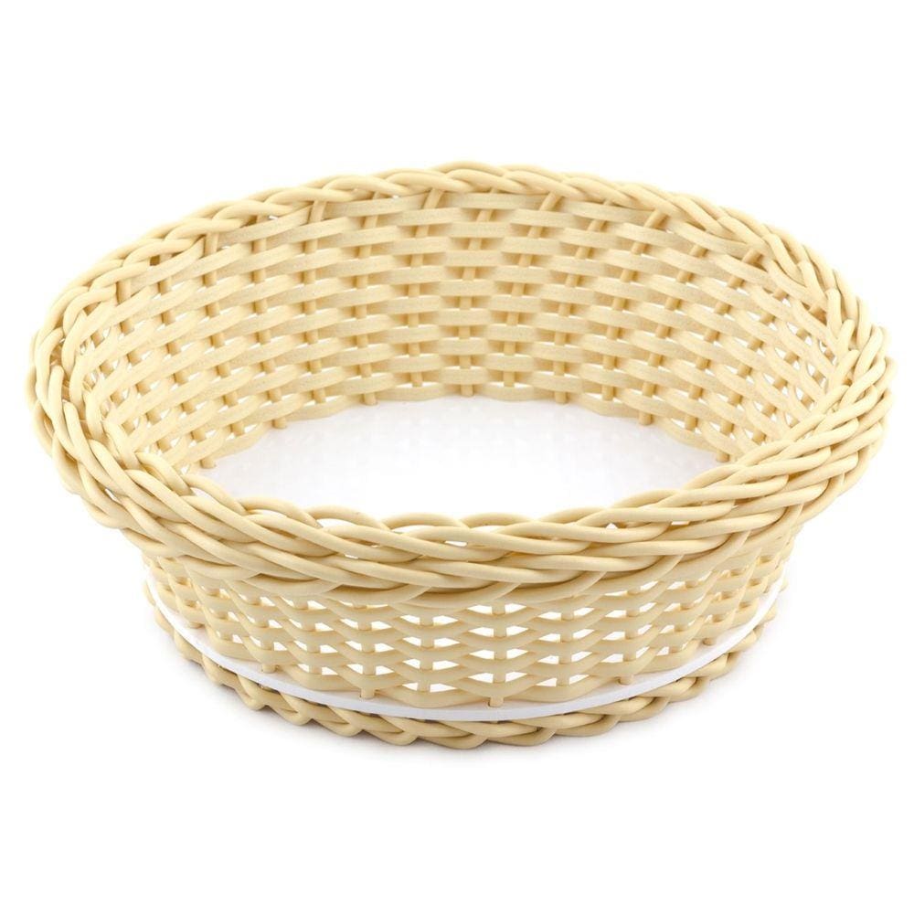 Cesta Redonda Lisa de Fibra Sintética 18,5 cm Cayçara