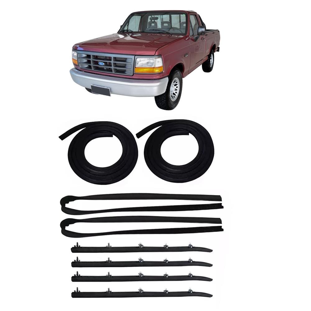Kit Borracha Porta Canaleta Pestana Vidro F1000 F4000 93 A98
