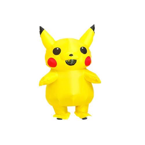 Fantasia Pikachu inflável Pokemon INFANTIL Cosplay