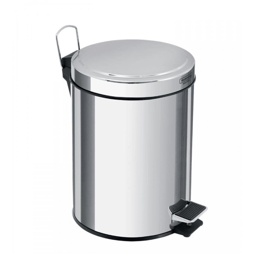 Lixeira Inox 3 Litros com Pedal e Balde Interno Tramontina