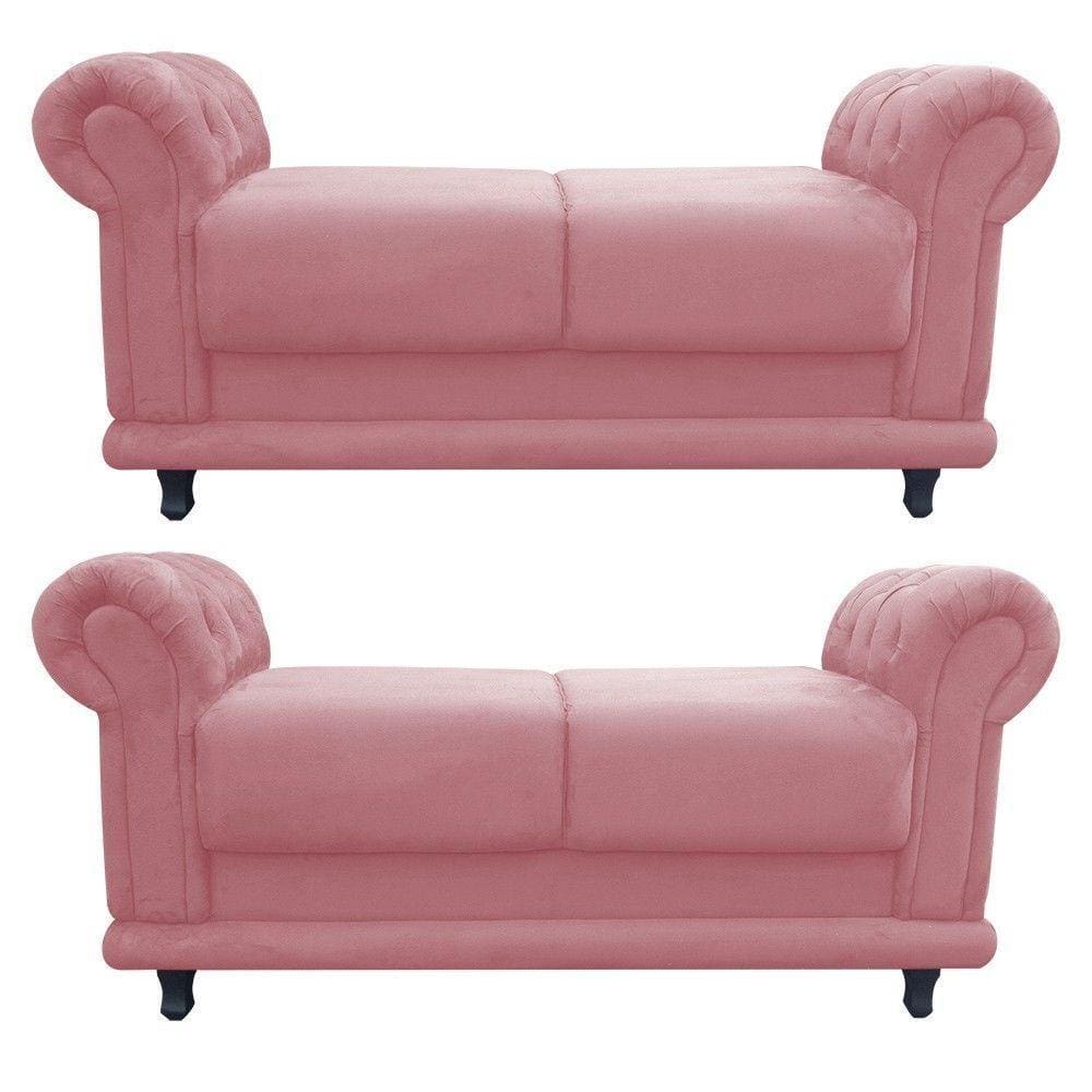 Kit 02 Recamier Barcelona Suede Rose