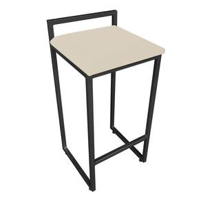 Banqueta Pietra Suede Bege