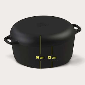 Forno Holandês De Ferro Fundido Multiuso 7,6 Litros Libaneza