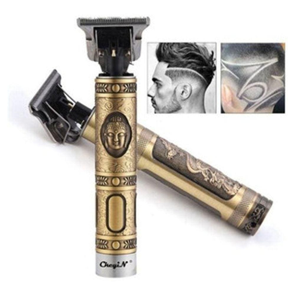 Maquina Barbeador Aparador de Pelos Retro Buda Gold Daling