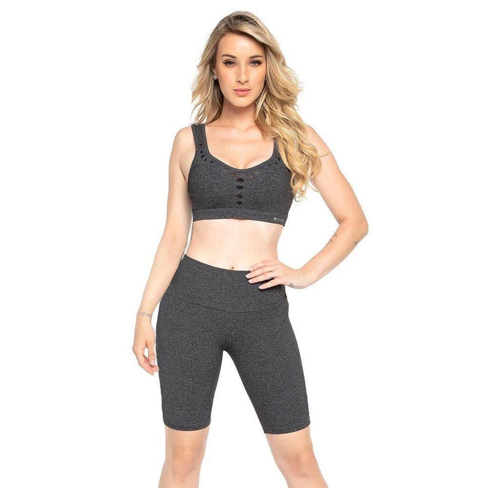 Bermuda Trinys Básica Suplex Power A-716 Feminina