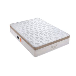Colchão Queen Casal 158cmx198cmx34cm de Molas Ensacadas Portinari PKT Quality-Flex Branco