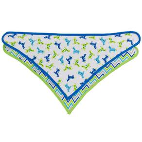 Kit 2 Uni. Babador Bandana Cavalinho E Listras - Comtac Kids