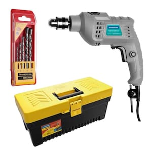 Kit Especial Pais Furadeira De Impacto + Caixa 17 Pol + Brocas