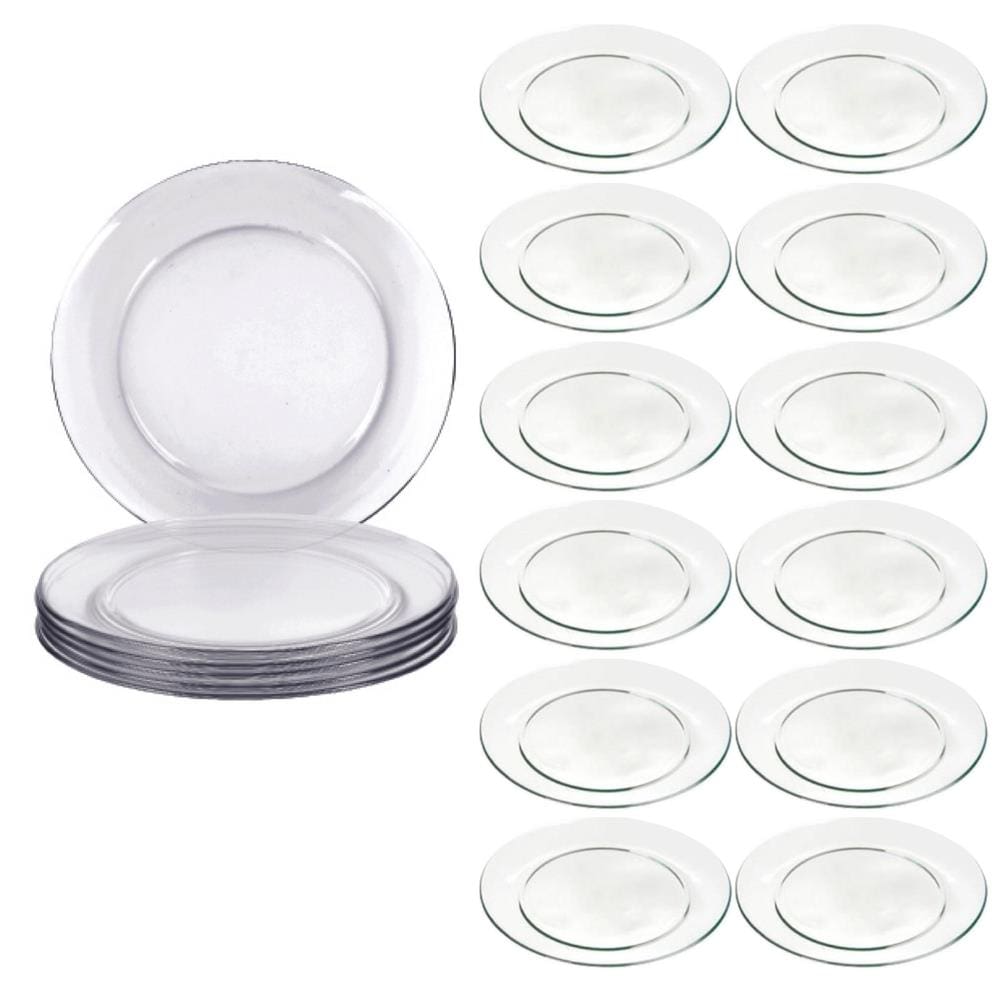 Jogo 12 Pratos 26cm Redondo Raso Gourmet Refeição Duralex