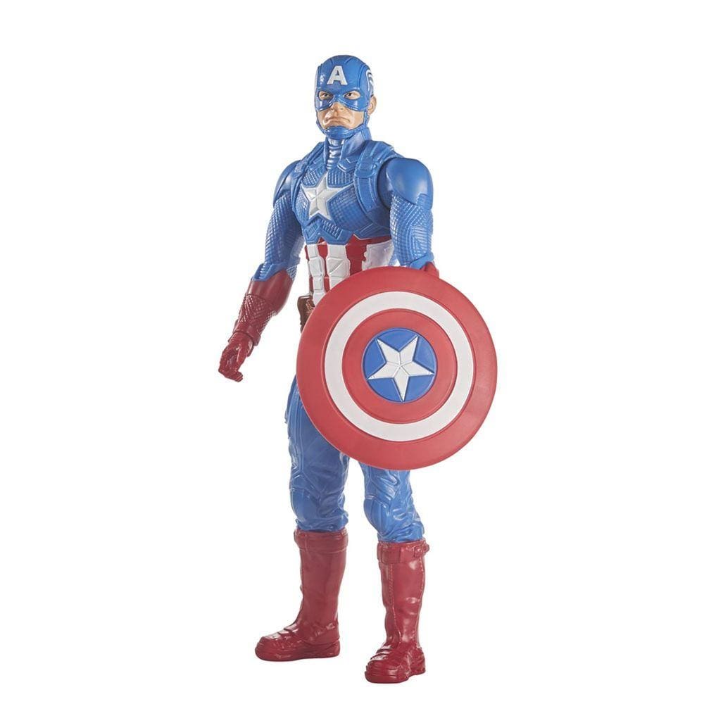 Boneco Capitao America - Titan Hero - Avengers - Blast Gear - 30 Cm HASBRO