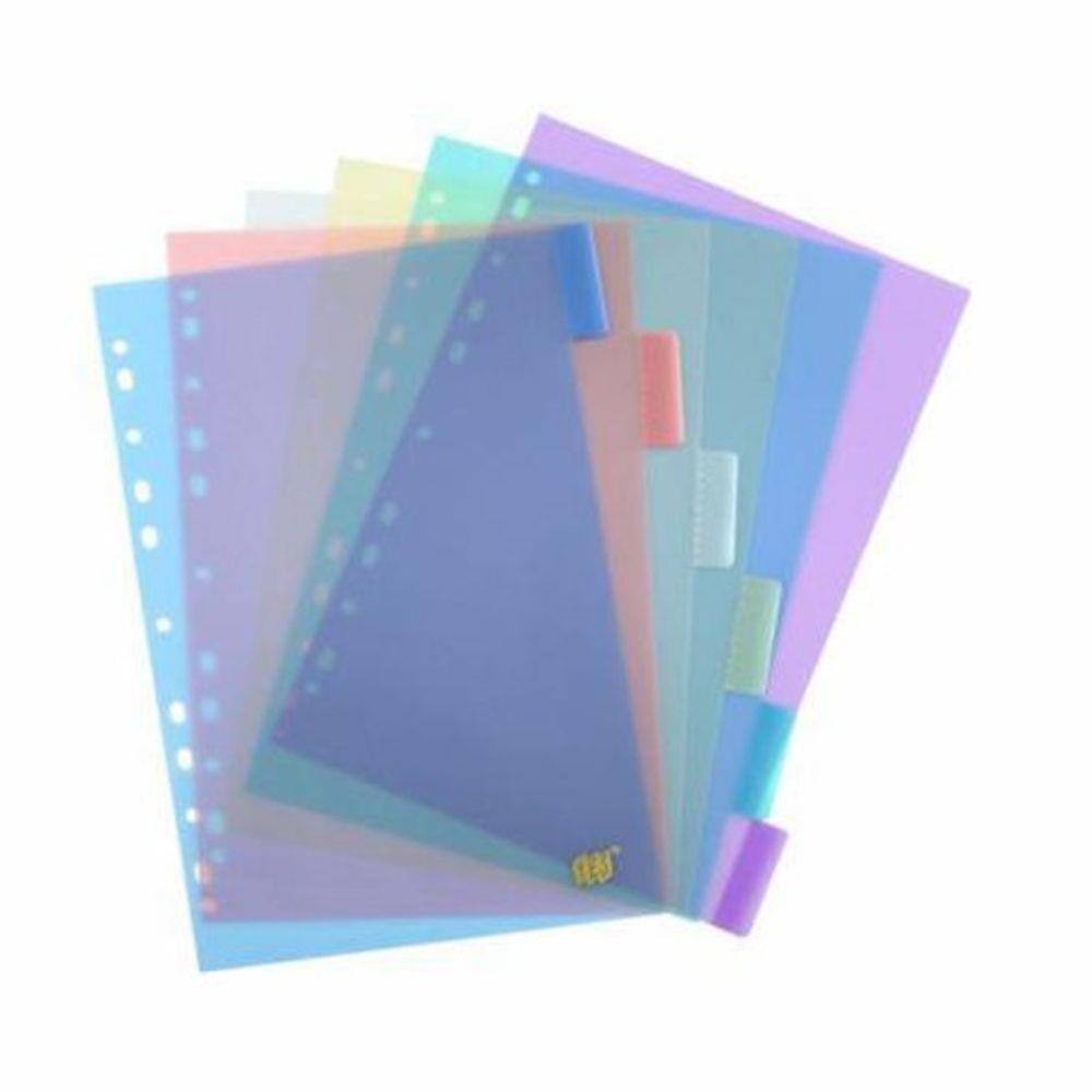 Divisória Colorida Ofício 12 Projeções Com Visor 12Intb-