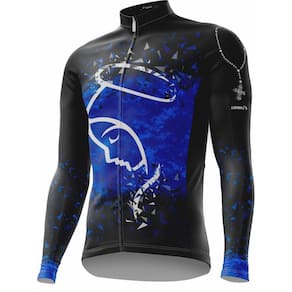 Camisa Ciclismo Sódbike NSA Azul Flanelada