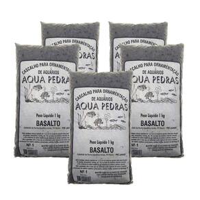 Substrato Basalto p/ Aquários e Jardins Decoração N°1 -5kg