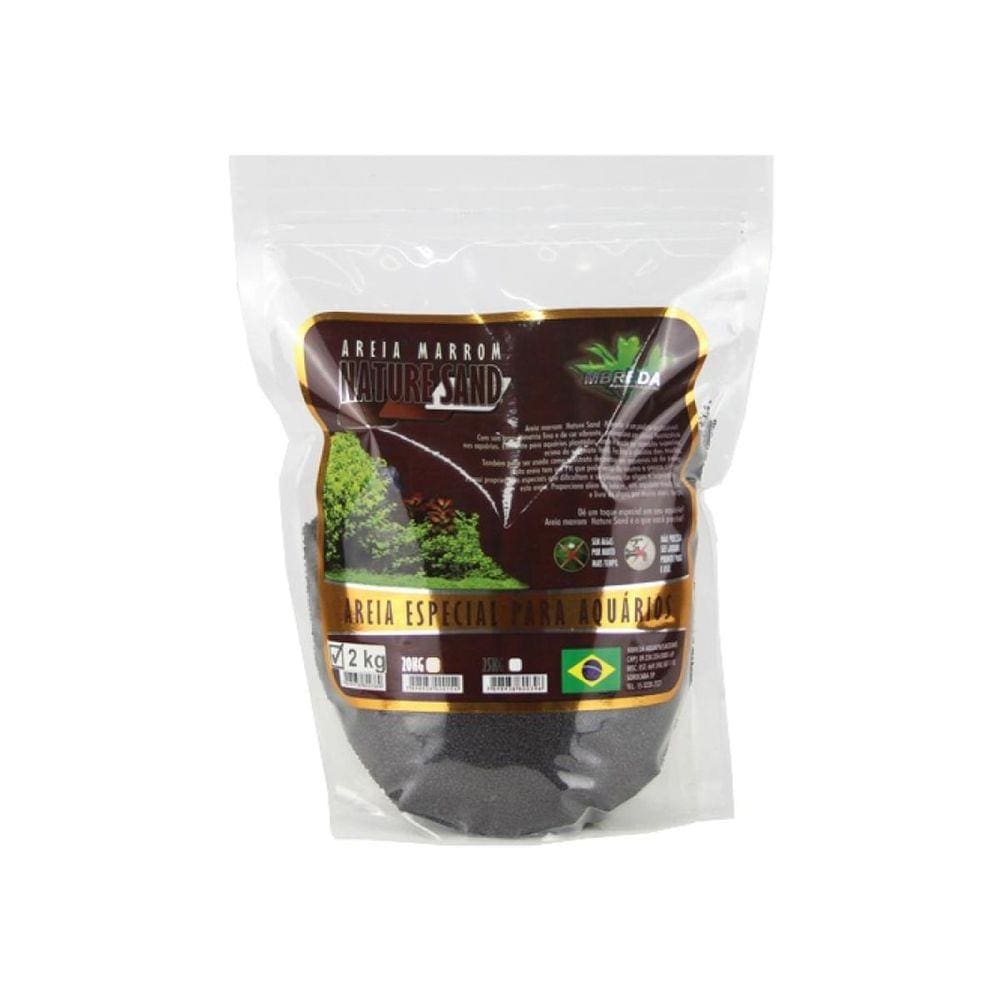 Mbreda Areia Nature Sand 2kg Stand Up Pouch Substrato Inerte