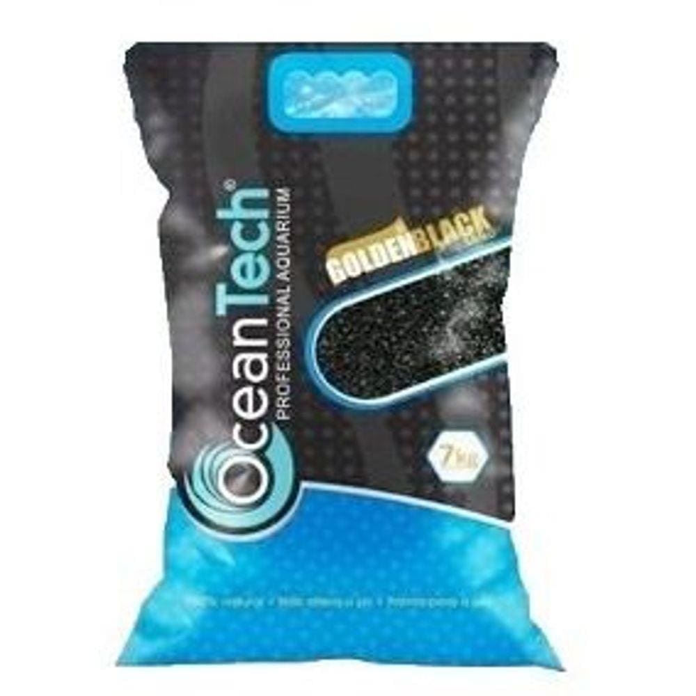 Substrato Ocean Tech GoldenBlack 7kg Areia Preta pH Neutro