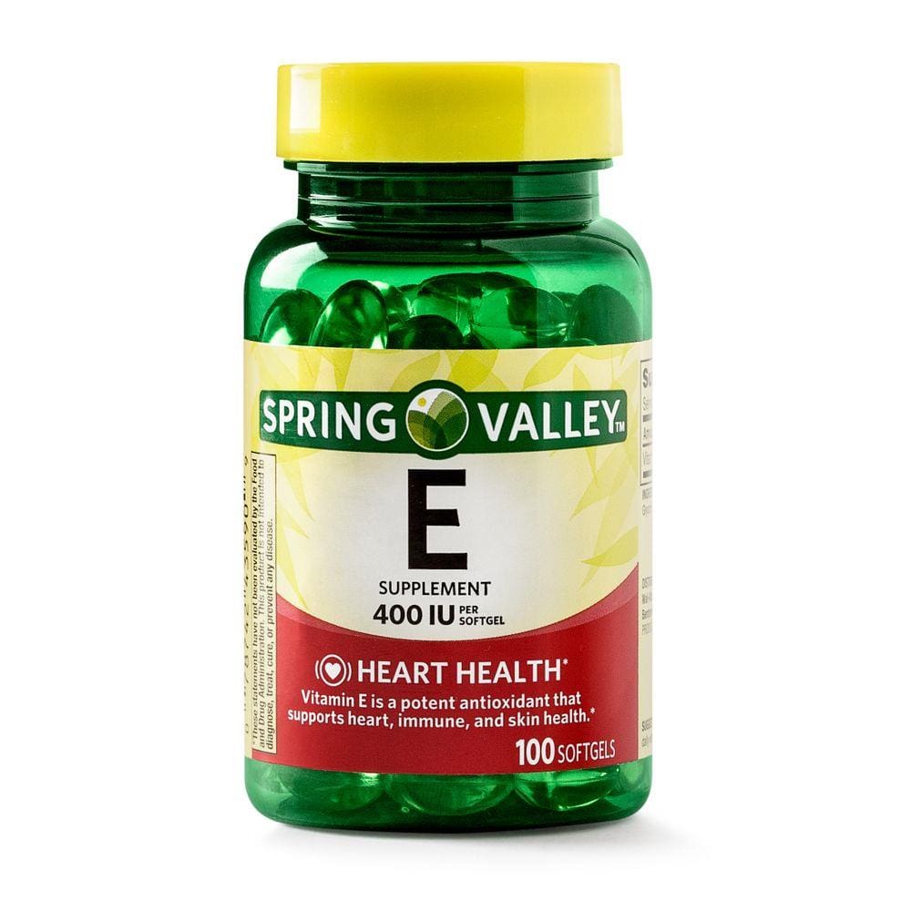 Vitamina E 400Ui (100 Caps) Spring Valley