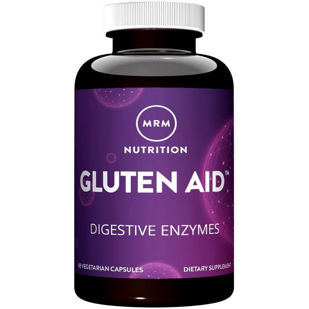 Gluten Aid (60 Caps) Enzimas Para Digestão De Gluten E Lactose - Mrm Nutrition