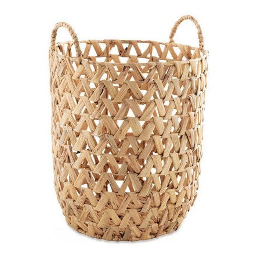 Cesto Em Fibra Natural Com Alça 34x41 Cm