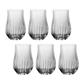Jogo com 12 Copos de Cristal para Água 450 ml Linha Tulipa Optic Bohemia