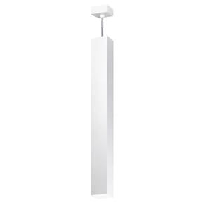 Pendente Viena Quadrado 90 cm Conti Iluminação Branco Brilho
