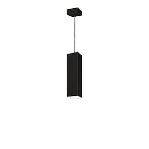 Pendente Viena Quadrado 30 cm Conti Iluminação Preto Micro