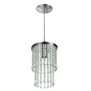 Lustre Pendente De Cristal Acrilico Spark Redondo Esplêndido