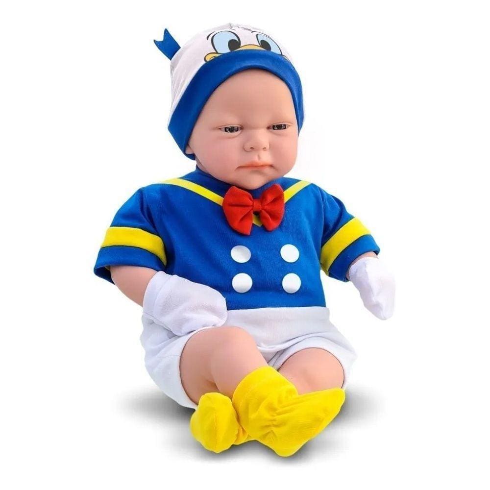 Boneco Classic Dolls Recem Nascido Pato Donald ROMA JENSEN