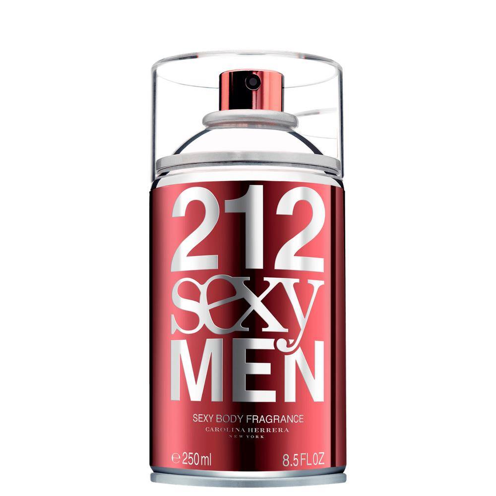 Body Spray 212 Sexy Men Body Carolina Herrera Masculino 250ml