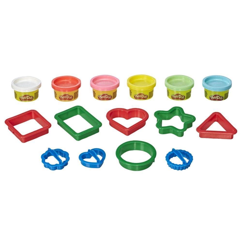 Conjunto De Massinha Play Doh - Moldes De Formas Geometricas HASBRO