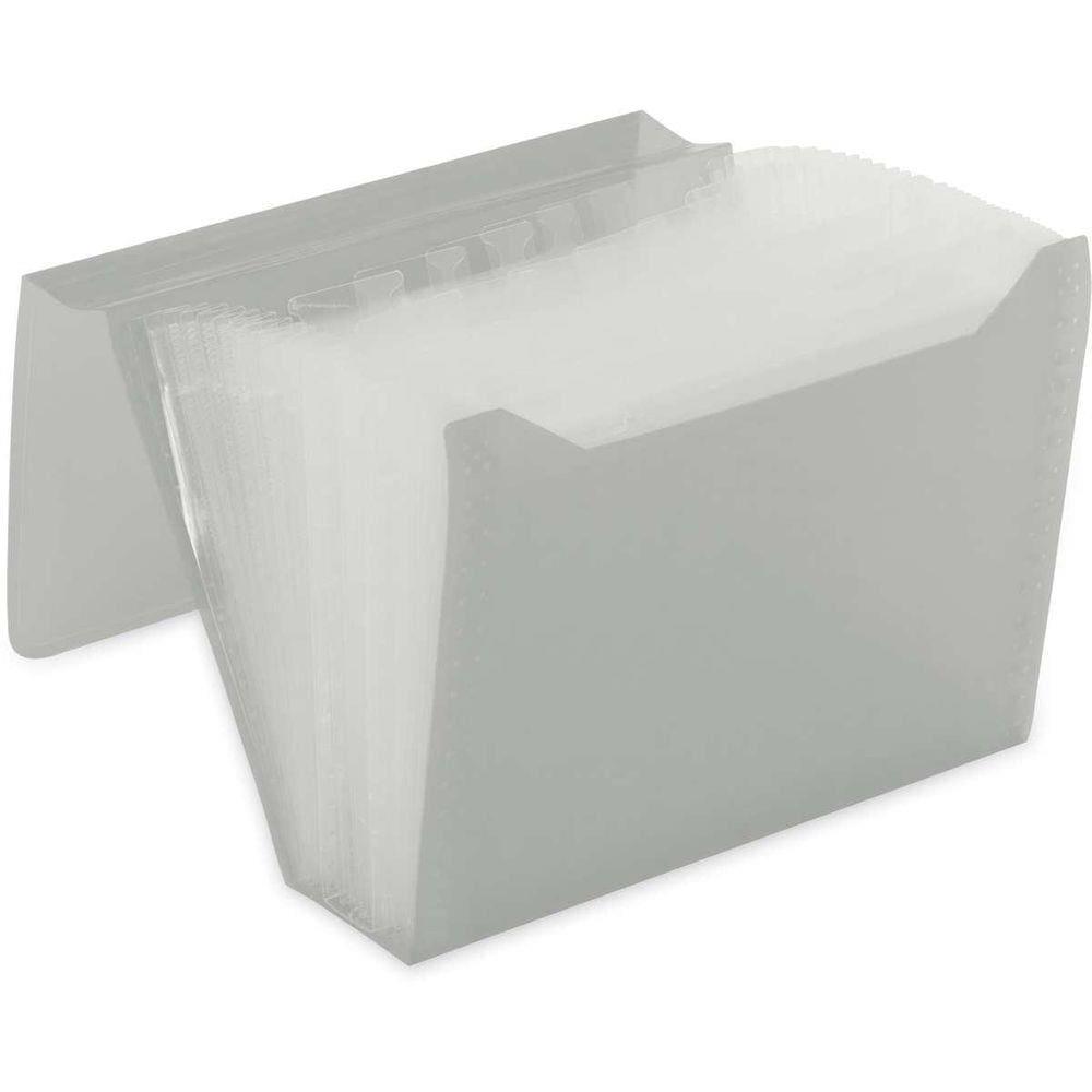 Pasta Sanfonada Plástica Duplicata 12Div New Line Crist