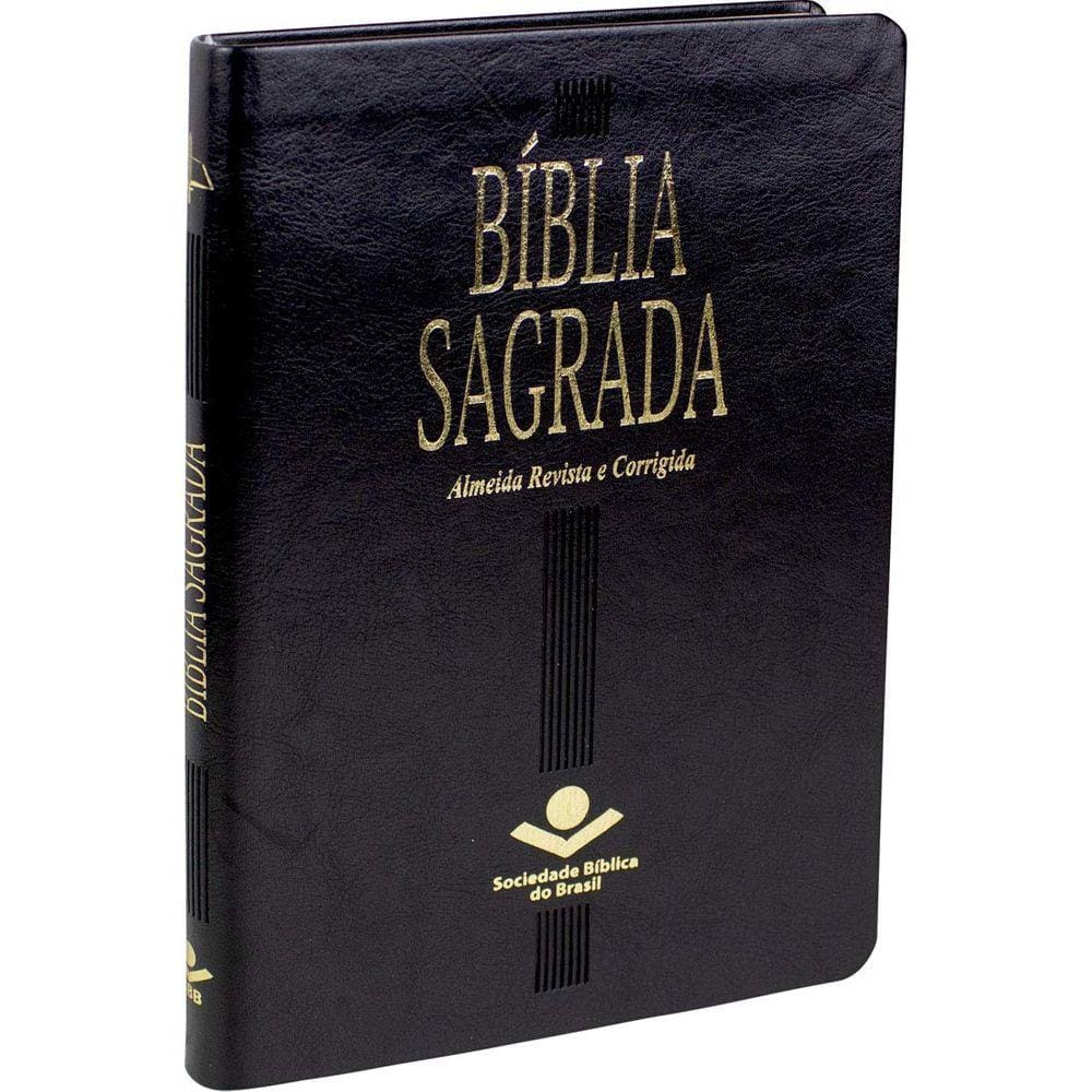 Biblia Mais Fina Luxo Preta Rc