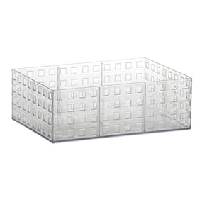 Caixa Box Organizador Empilhavel 23x16 X8 cm Quadratta Crist