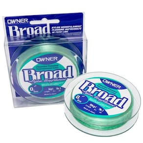 Linha Monofilamento Owner Broad 29lb Verde (0.40mm - 300m)