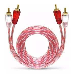 Cabo Coaxial Rca Stetsom 1 Metro Banhado A Ouro