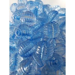 Miçangas Listradas Com Relevo 16mm 50g