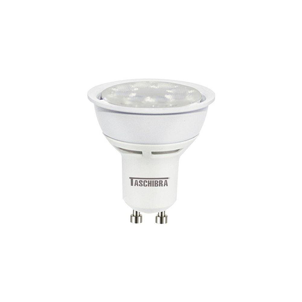 Lâmpada Led Taschibra TDL 50 Dicroica 7W Bivolt GU10 2700K Luz Amarela