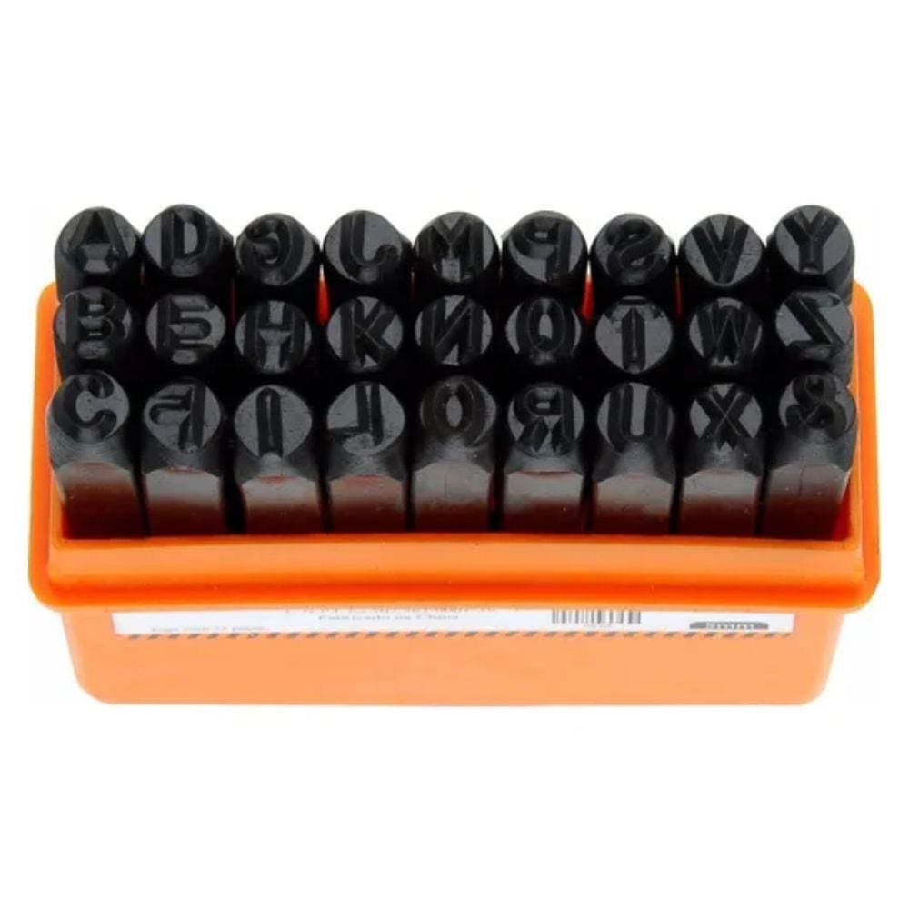 Jogo Marcador Punção Alfabético / Abcdário 3mm Starfer