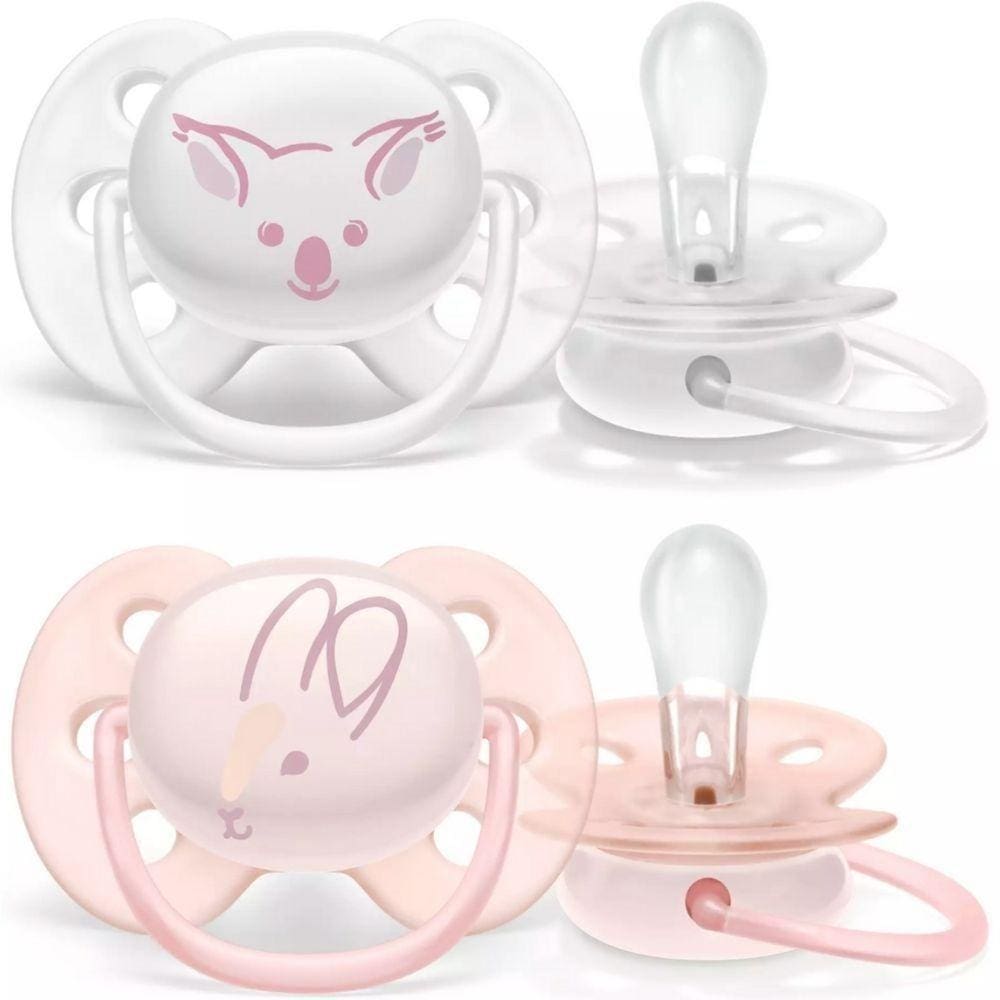 Chupeta Ultra Soft Dupla Koala E Coelho 0-6M - Philips Avent