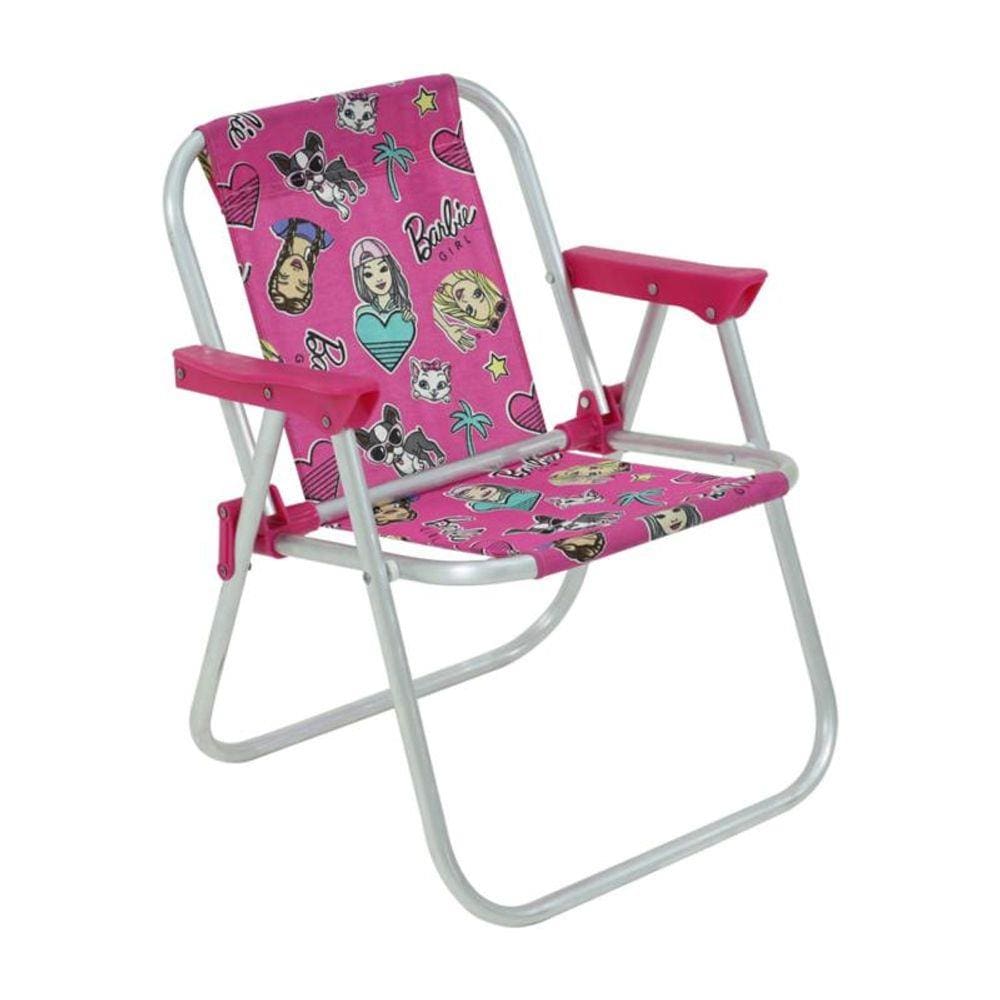 Cadeira Infantil em Alumínio Barbie 025210 BEL